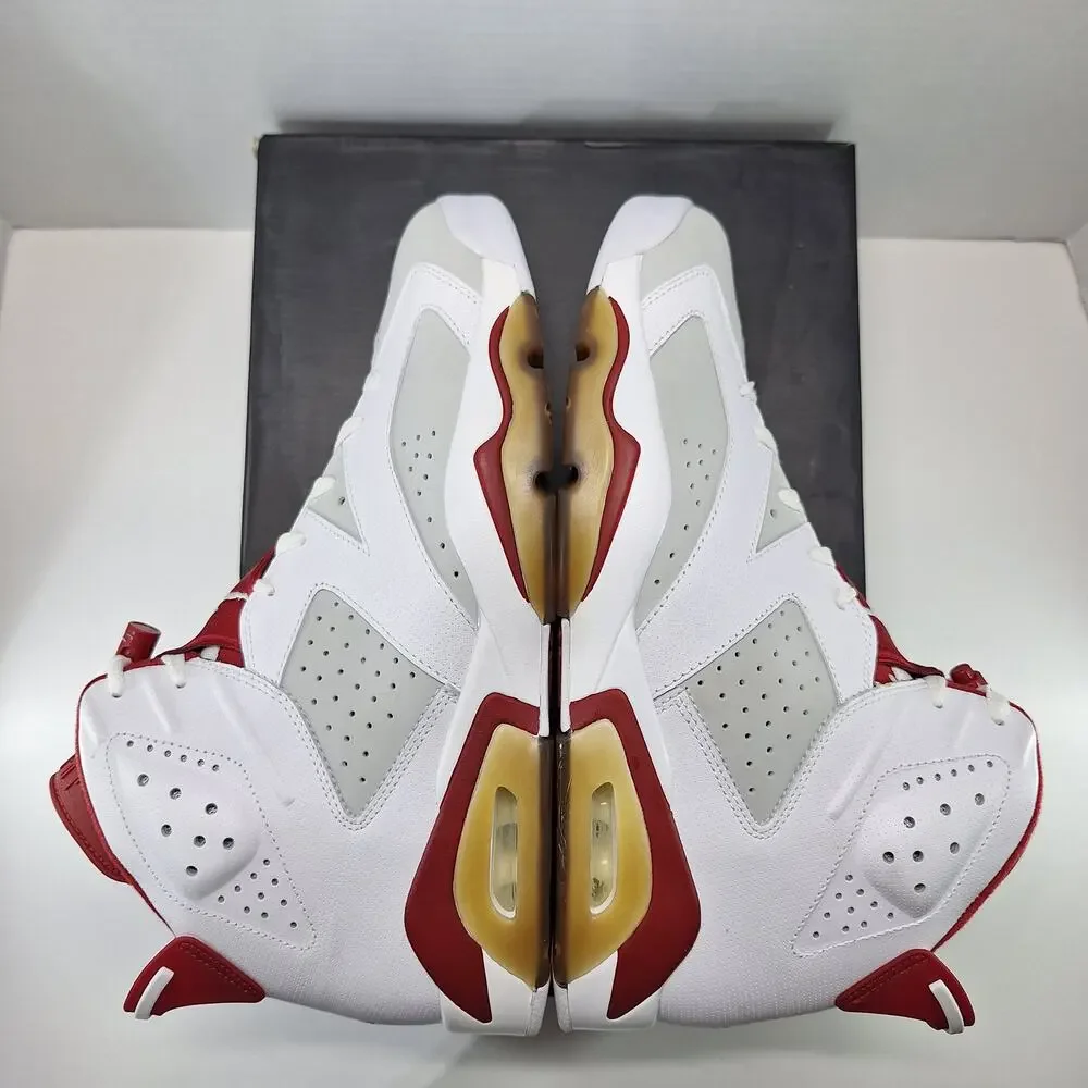 Air Jordan 6 Retro Mens 12 White Alternate 384664-113 Basketball Shoes Sneakers